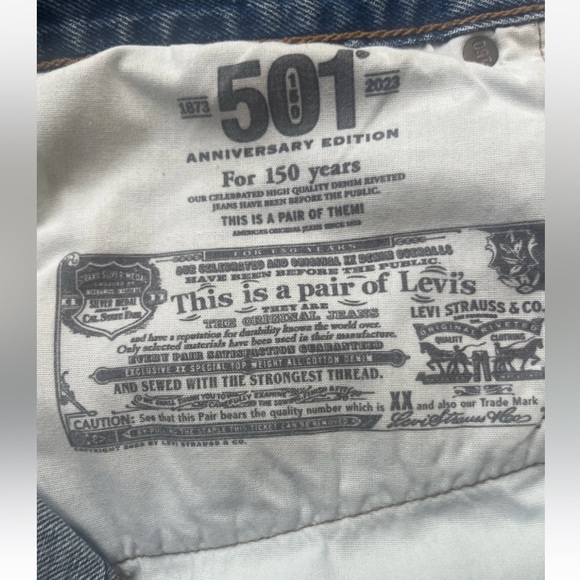 Levi's 501 Anniversary Edition Denim - Picture 1 of 5